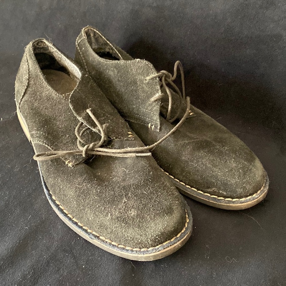 Penguin suede oxfords